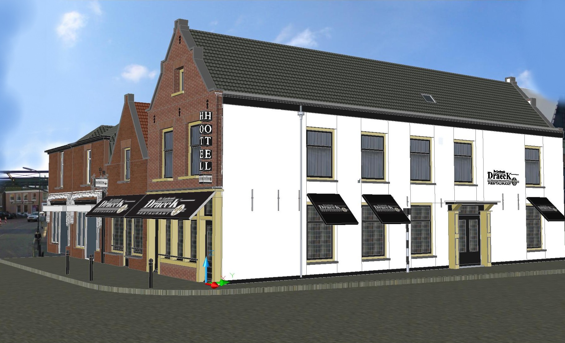 3D Visualisatie Hotel Abcoude